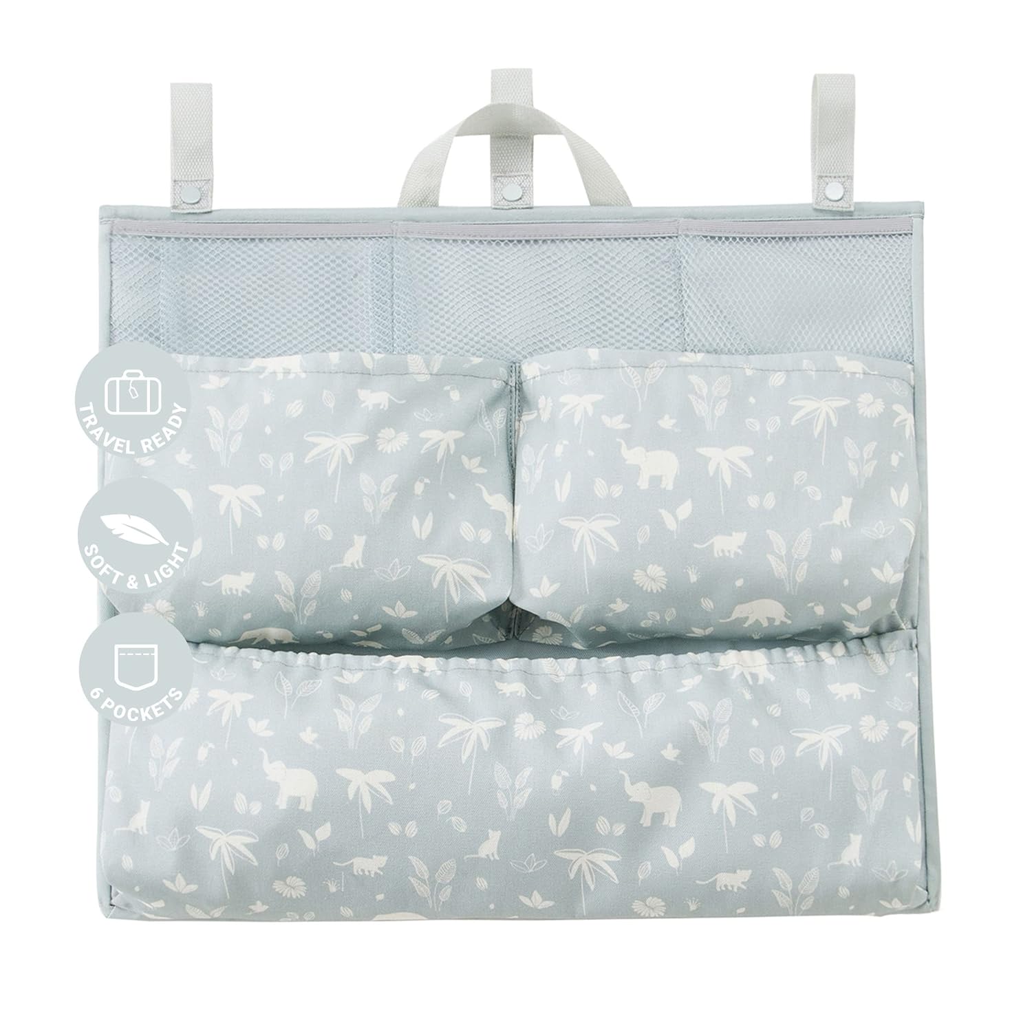 Gerollter Organizer als Reisetasche